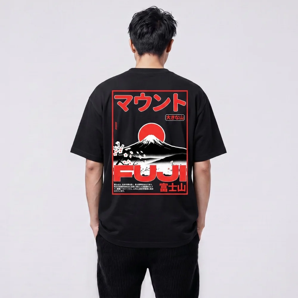 Fuji - T-shirt japonais oversize - Image 4