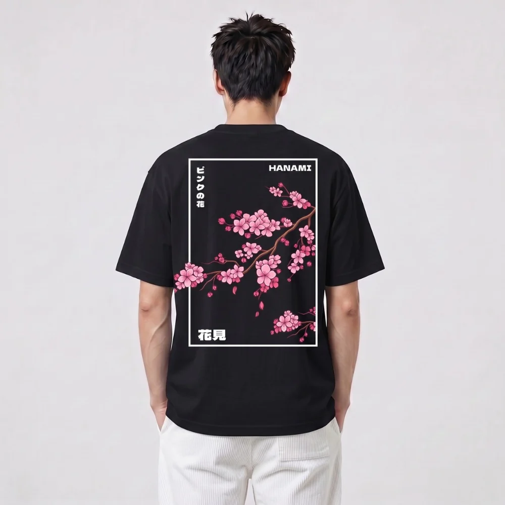 Hanami - T-shirt japonais oversize - Image 4