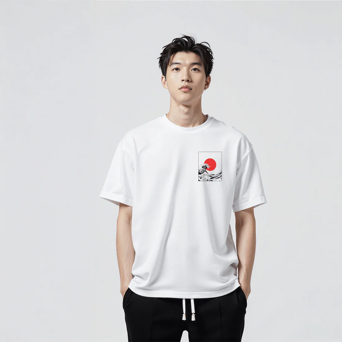 Kanagawa 2.0 - T-shirt japonais oversize - Image 7