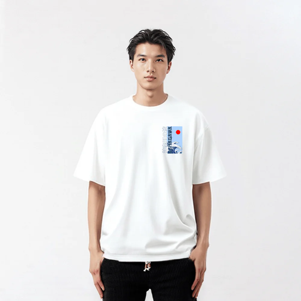 Kanagawa - T-shirt japonais oversize - Image 7