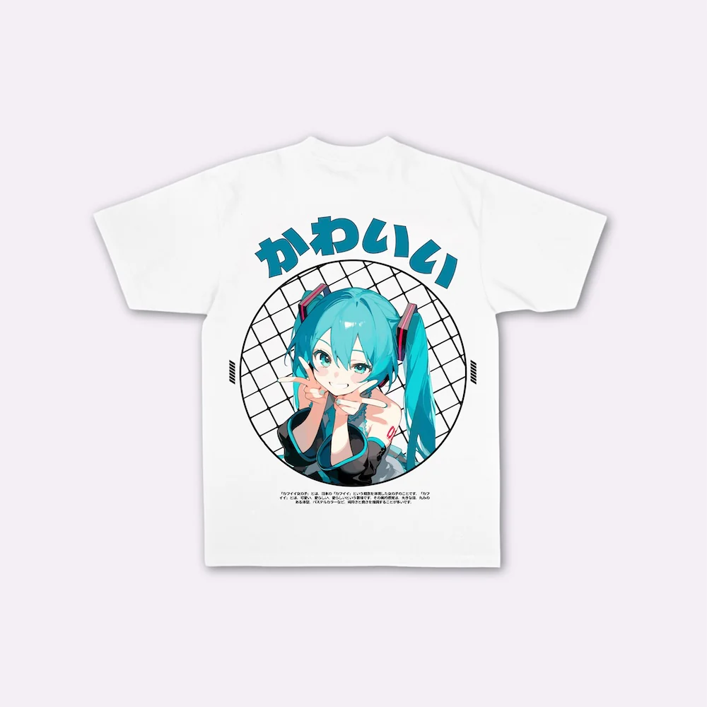 Kawaii - T-shirt japonais oversize - Image 2