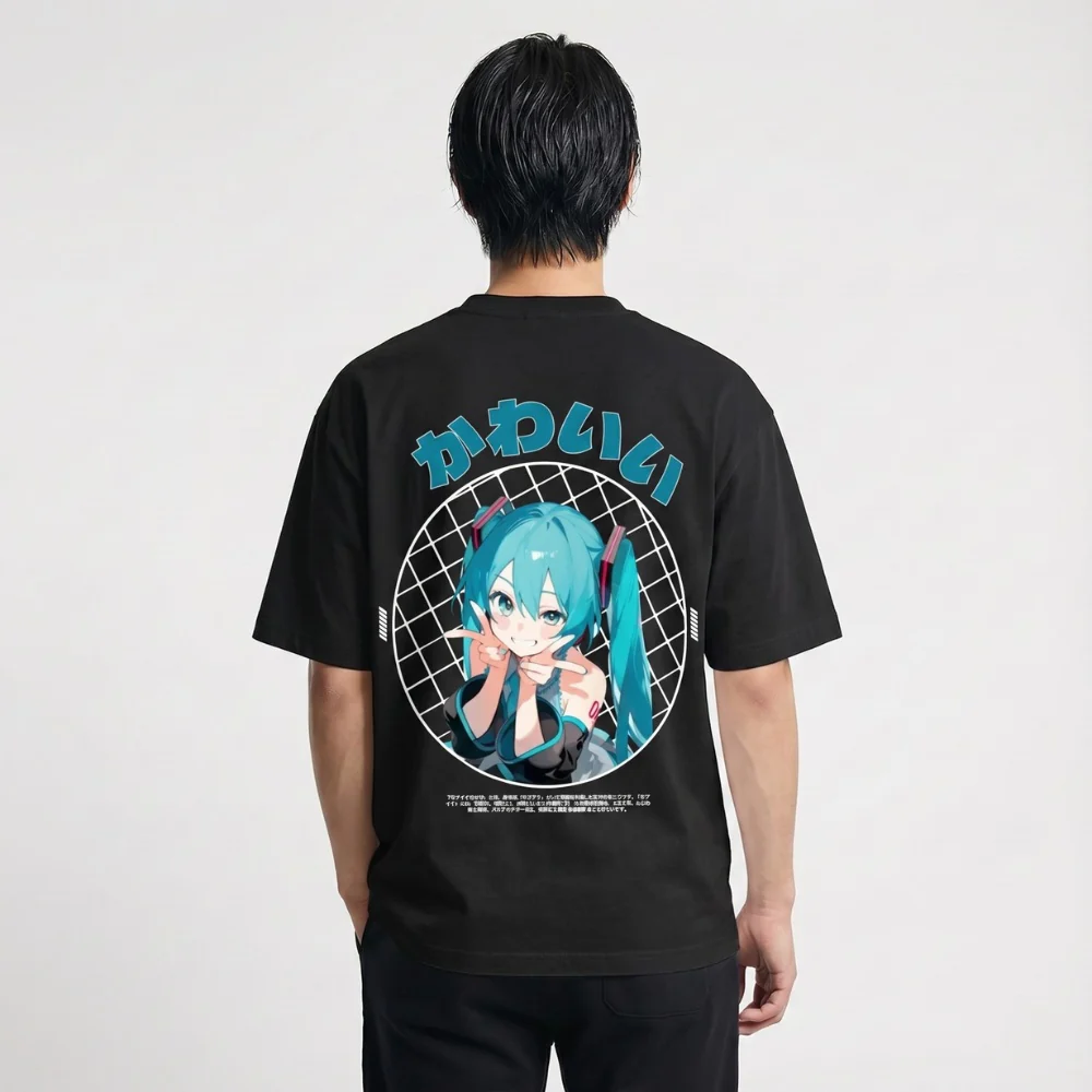 Kawaii - T-shirt japonais oversize - Image 4