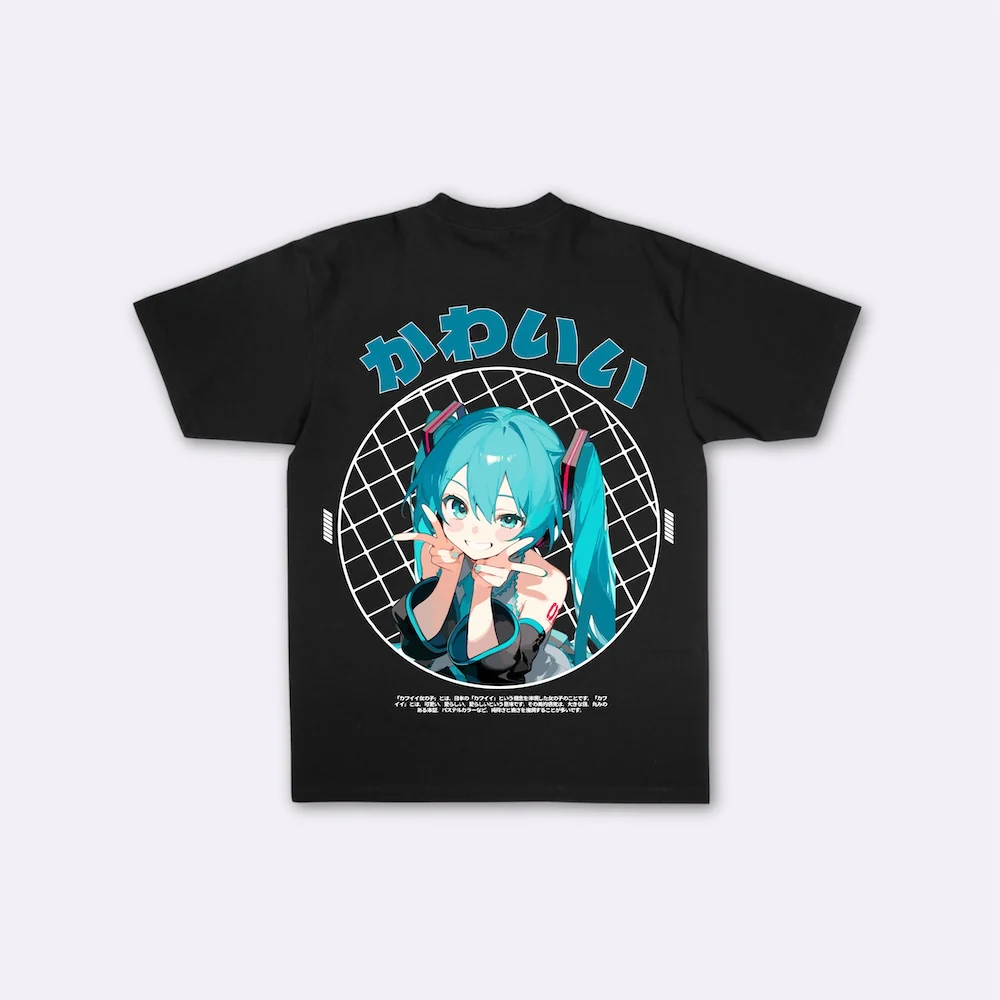 Kawaii - T-shirt japonais oversize - Image 5