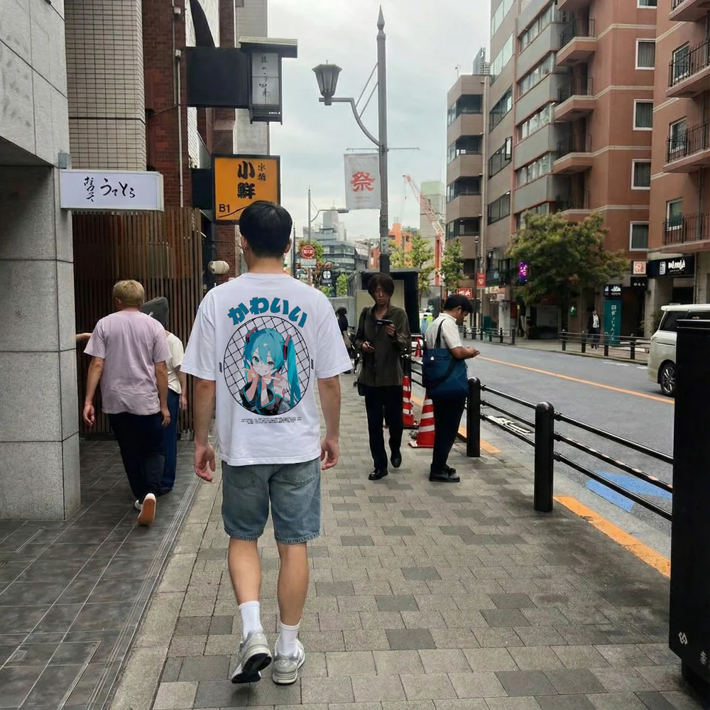 Kawaii - T-shirt japonais oversize - Image 8