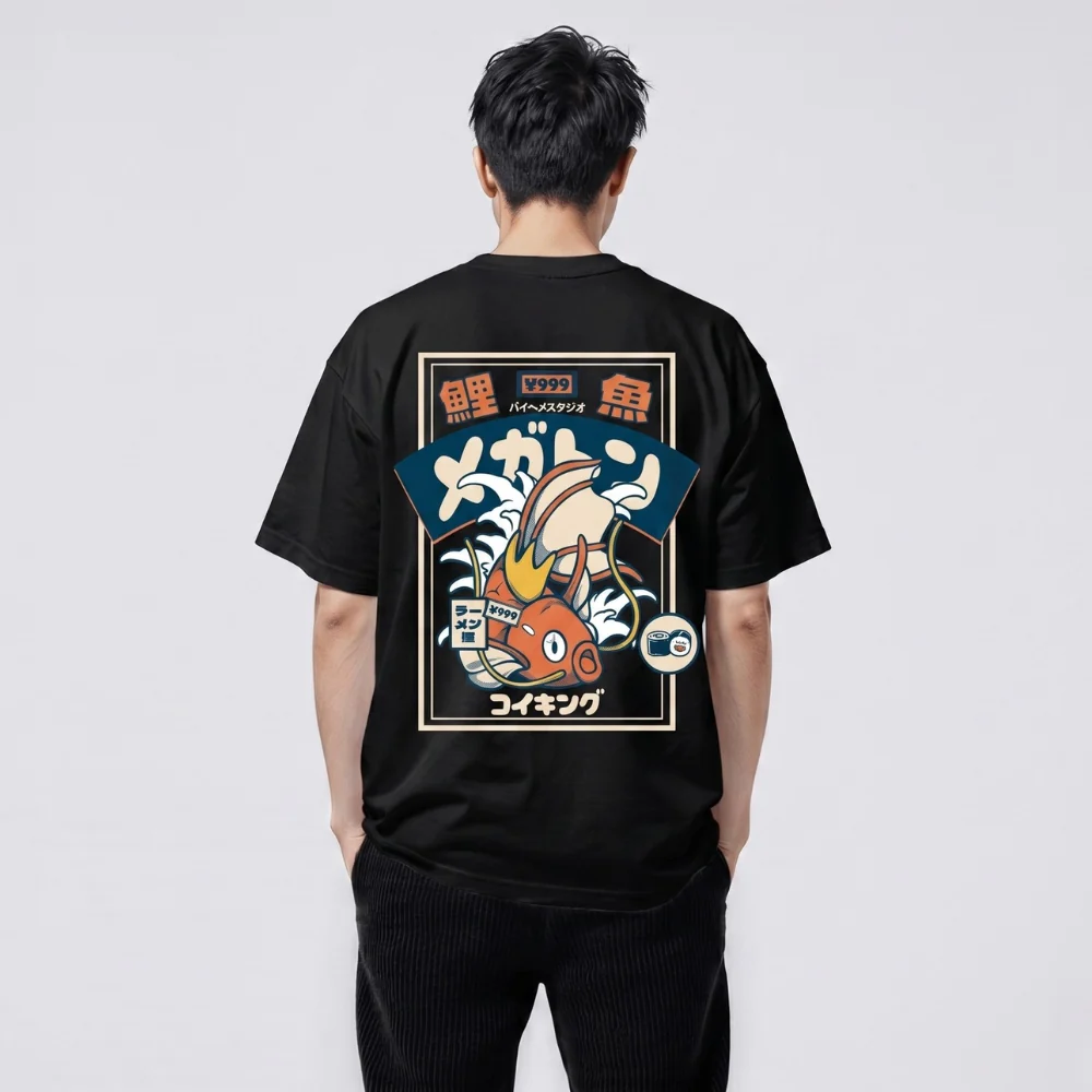 Koi - T-shirt japonais oversize - Image 4