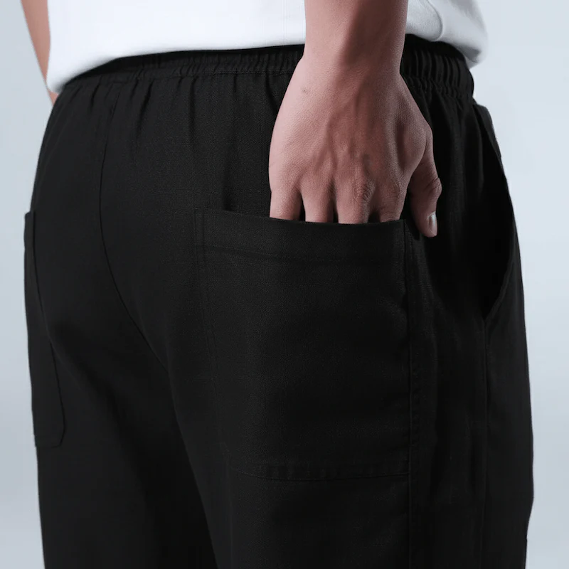 Pack de 3 x Tsuki - Pantalon confort japonais en lin - Image 5