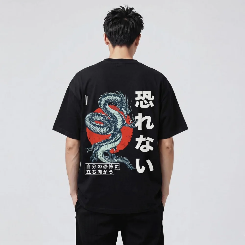 Ryū - T-shirt japonais oversize - Image 4