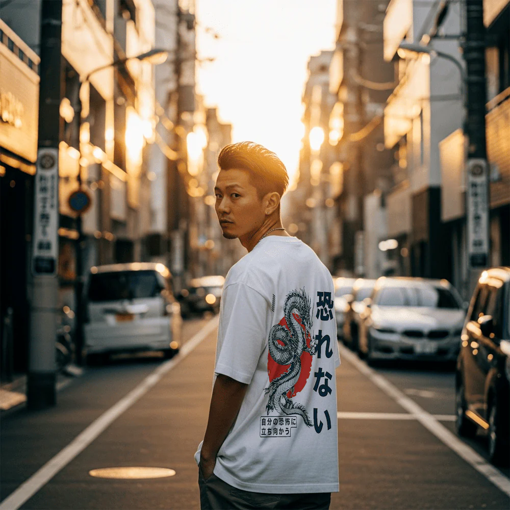 Ryū - T-shirt japonais oversize - Image 8