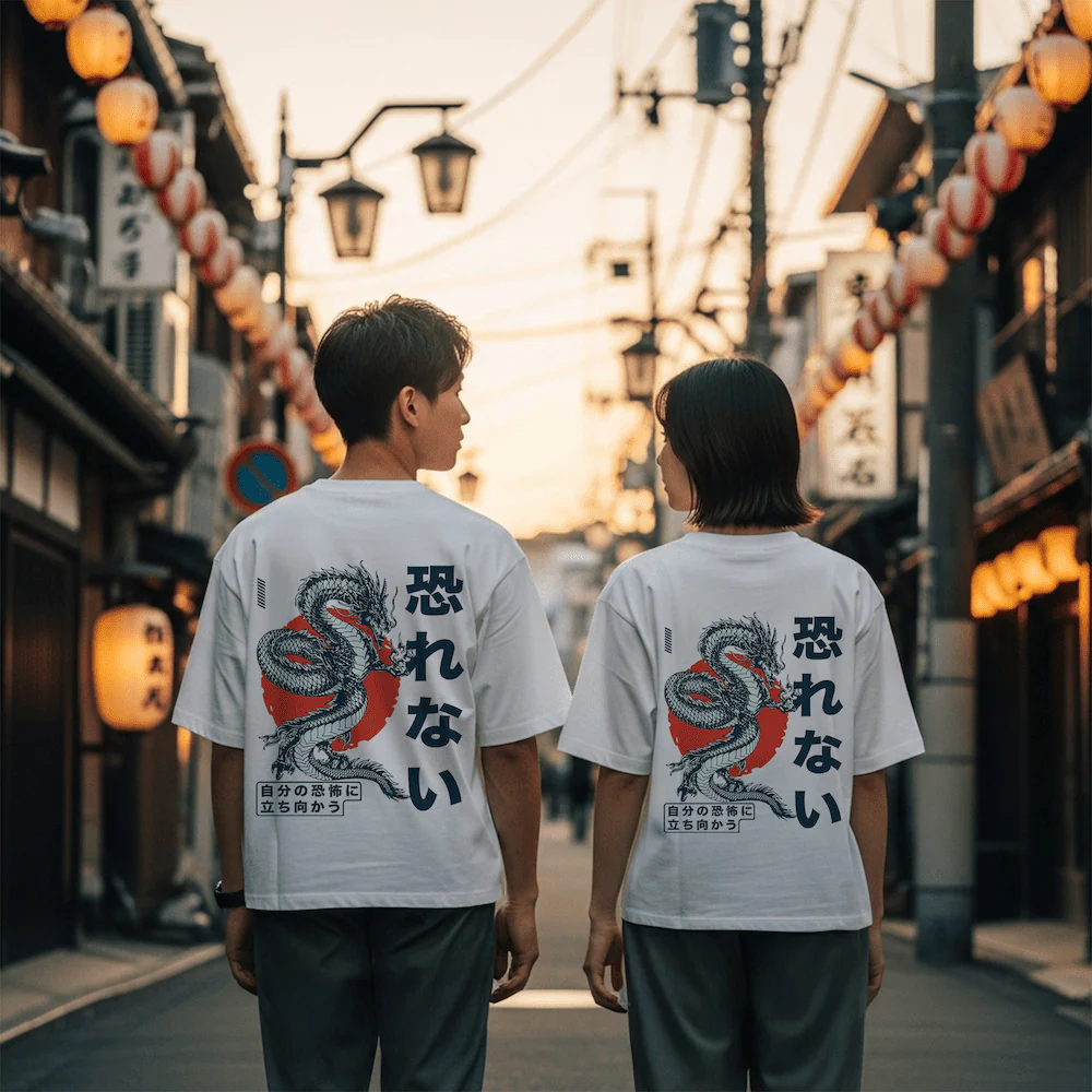 Ryū - T-shirt japonais oversize - Image 9