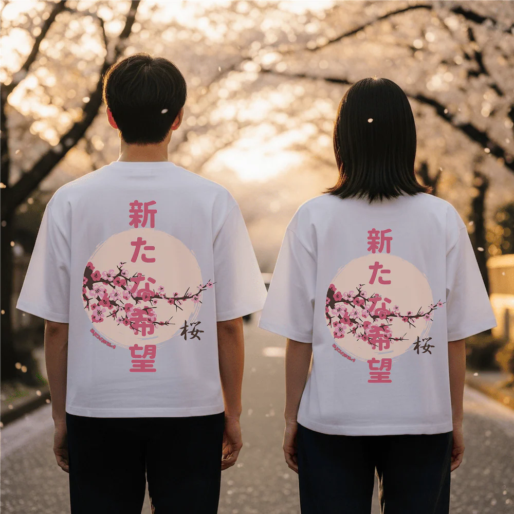 Sakura - T-shirt japonais oversize - Image 9