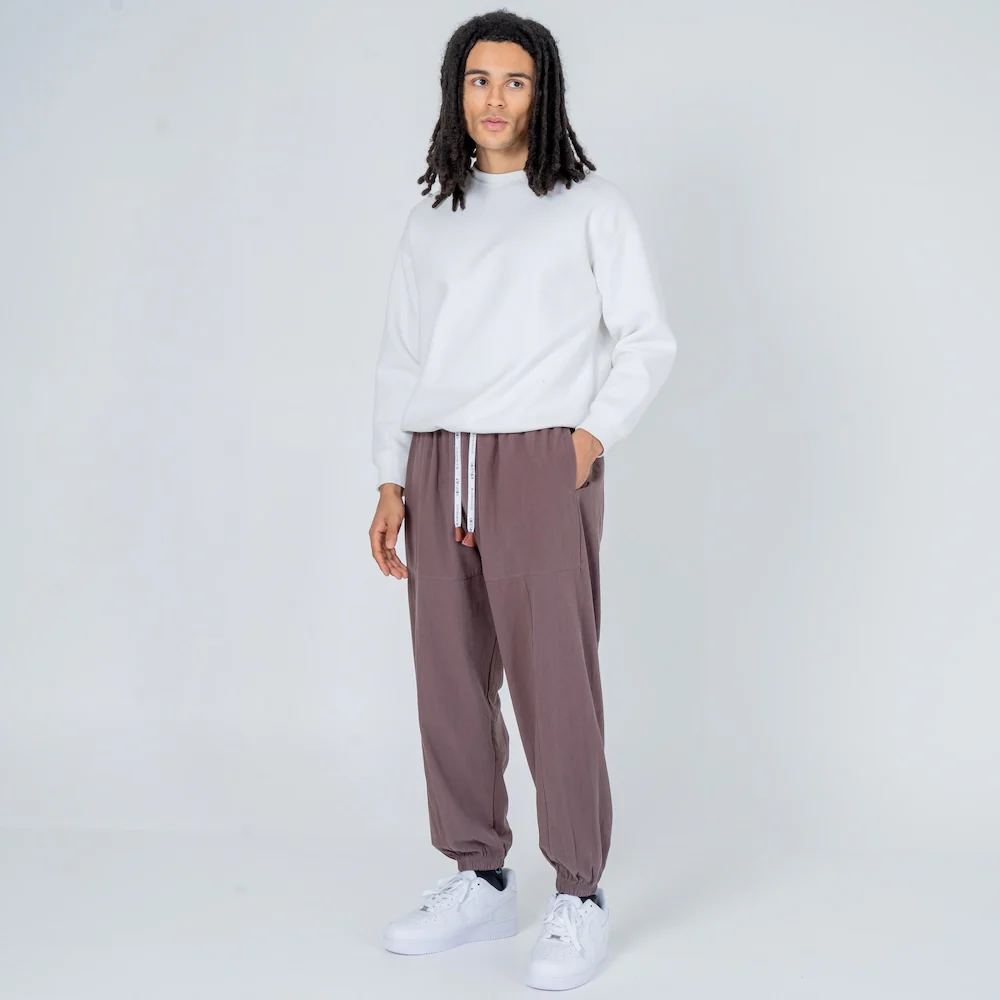 Shao - Pantalon harem confort en coton - Image 9