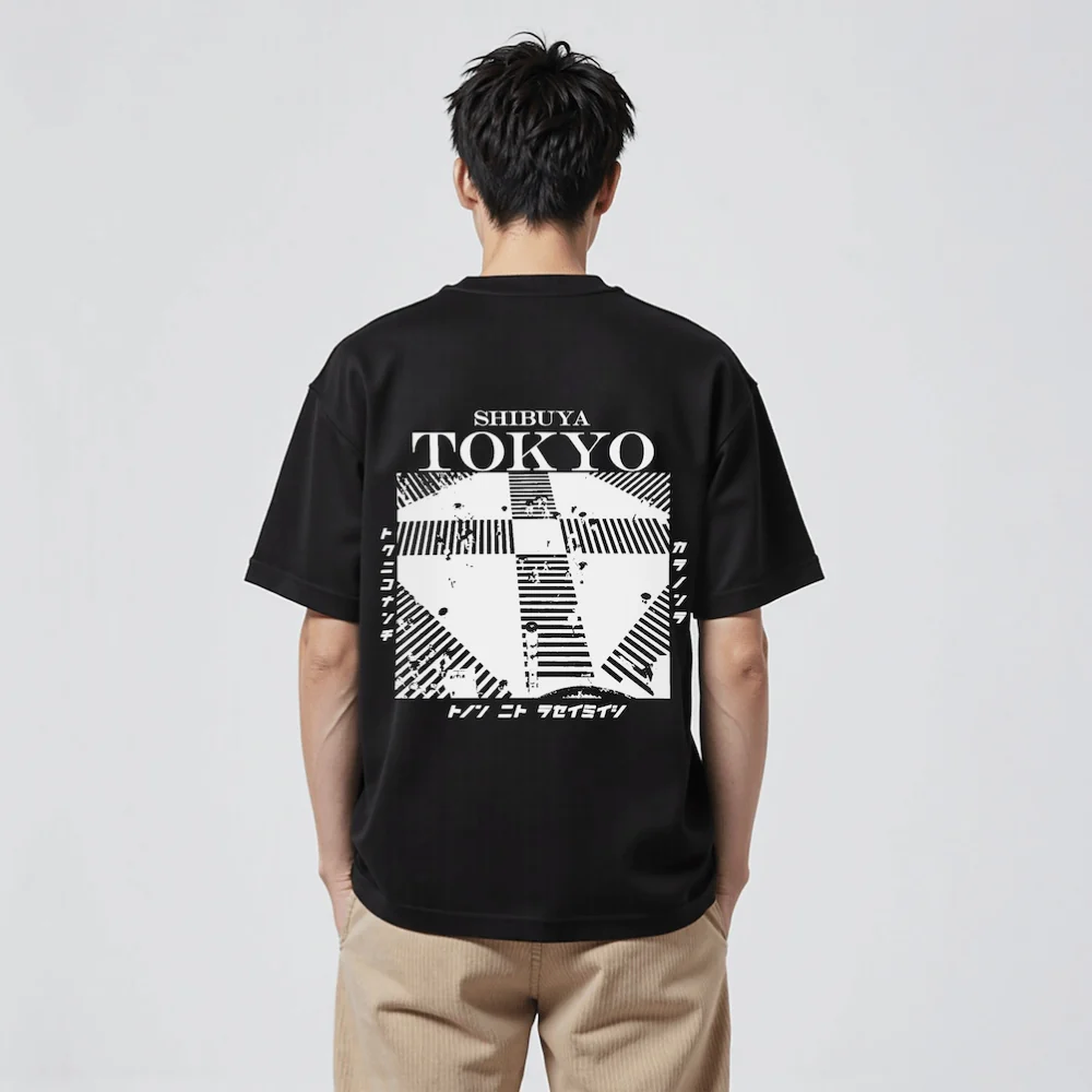 Shibuya - T-shirt japonais oversize - Image 4