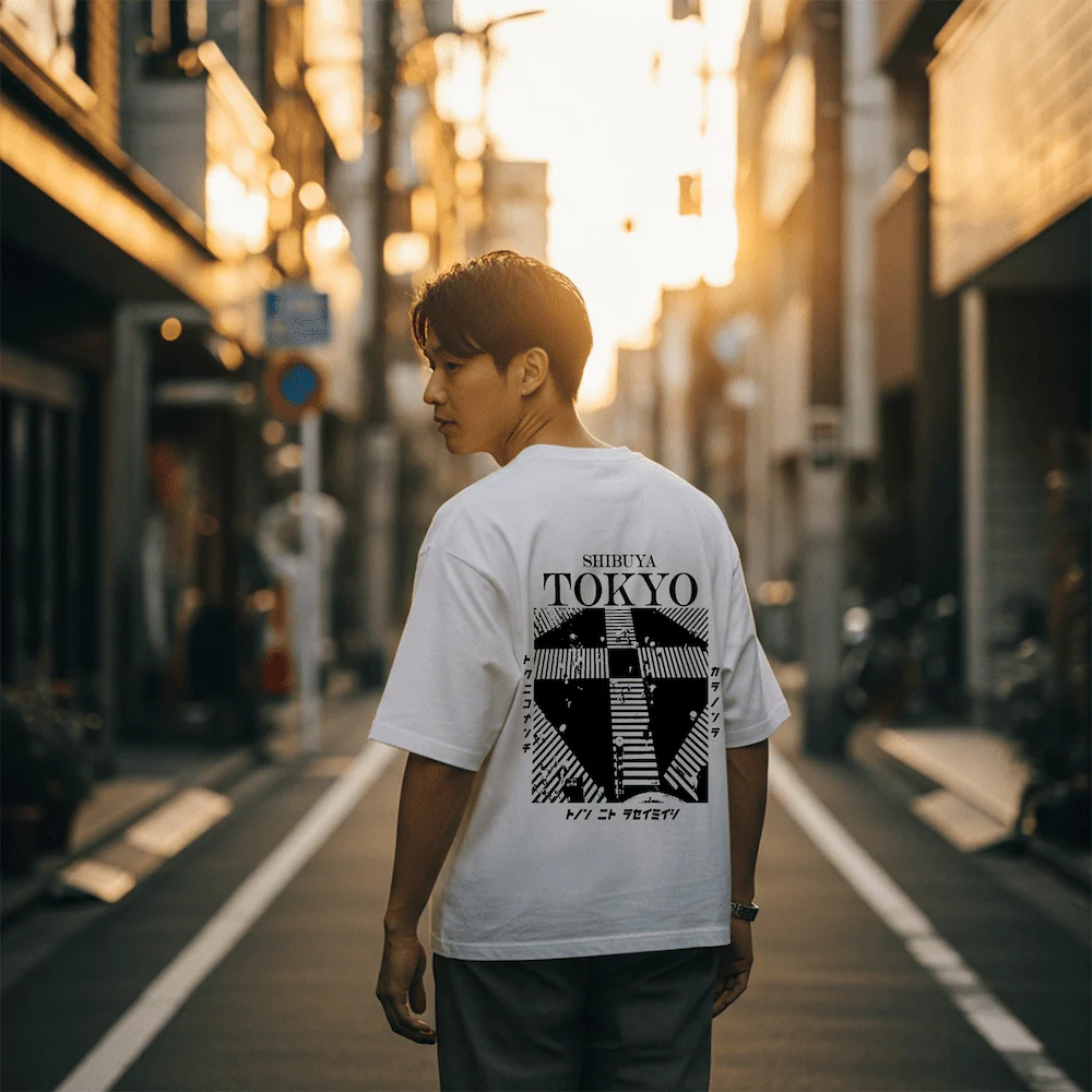 Shibuya - T-shirt japonais oversize - Image 8