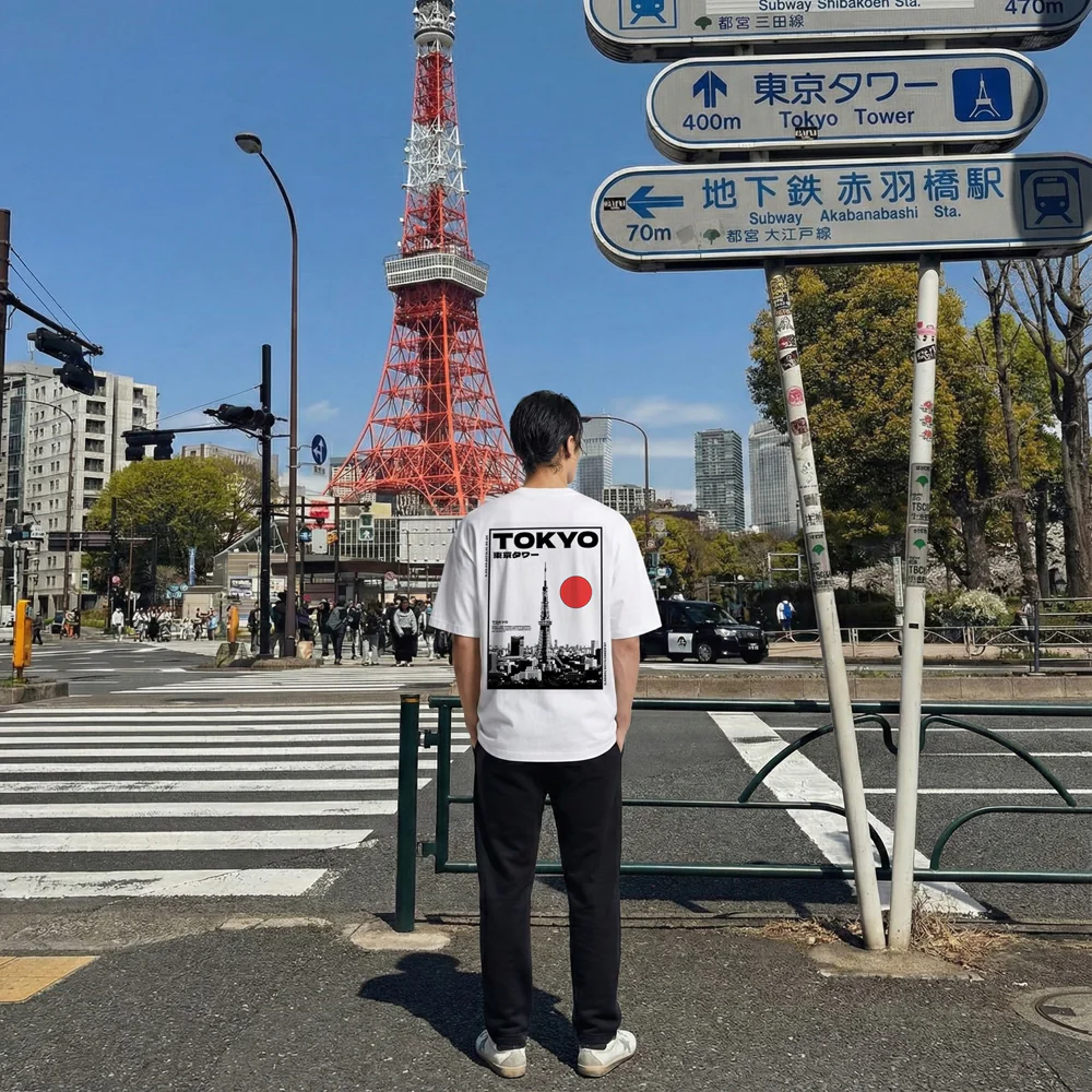 Tokyo - T-shirt japonais oversize - Image 8